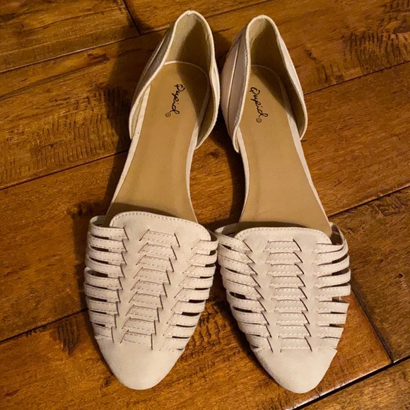 NEW!  Qupid Blush Slip On Flats 10M - Picture 1 of 8